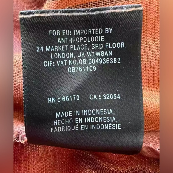 Anthropologie Ett:twa Shiny Thread Open Front Kimono Cardigan Size XS/S A534 - Picture 4 of 6